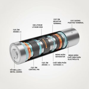 Cấu tạo của cell pin lithium