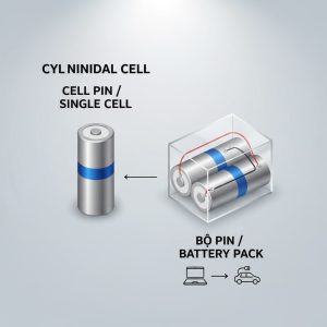 Cell pin hình trụ