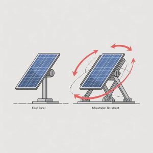 Khung giá đỡ cố định và điều chỉnh góc nghiêng