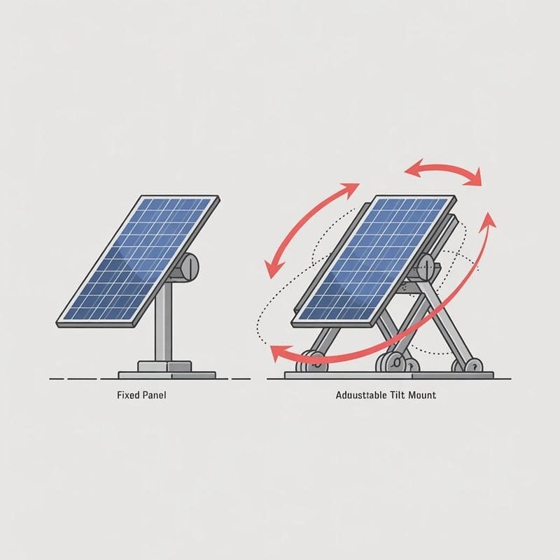 Khung giá đỡ cố định và điều chỉnh góc nghiêng