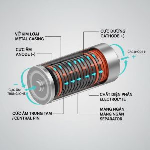 Nguyên lý hoạt động của cell pin lithium