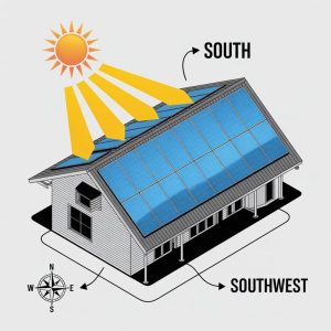 Vị trí lắp đặt và hướng nắng