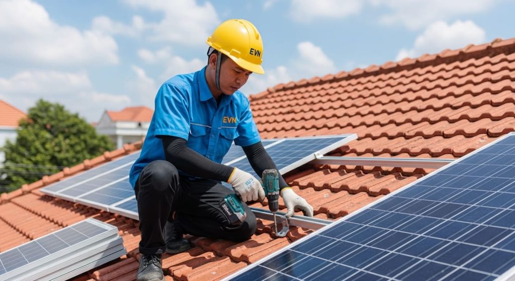 thi công điện năng lượng mặt trời